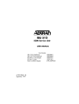 ADTRAN ISU 512 User manual