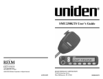 Uniden SMU250KTS User`s guide