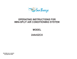 Sea Breeze 24A43ZCX Operating instructions