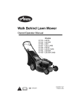 Ariens 911134 - LM21SW Specifications