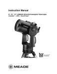 Meade LX90 Instruction manual