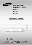 Samsung HT-Q20 Instruction manual