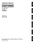 Craftsman 351.215131 Operator`s manual