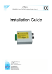 BBV TX1500 system Installation guide