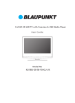 Blaupunkt 421J-GB-1B-F3HCU-UK User guide