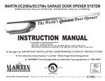 Martin DC2500e Instruction manual