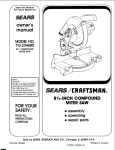 Craftsman 113.234680 Owner`s manual