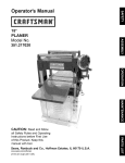 Craftsman 351.217020 Operator`s manual