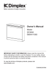 Dimplex DF2690 Owner`s manual