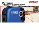 Yamaha EF3000iSE - Inverter Generator - 3000 Maximum AC Output Specifications