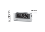 Roberts CR9953 Specifications
