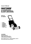 Craftsman 917.387255 Owner`s manual