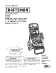 Craftsman 580.752710 Operating instructions