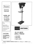 Sears 113.21371 Owner`s manual