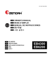 RedMax EB4300 Owner`s manual