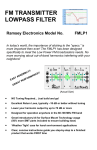 Ramsey Electronics AVS10 Instruction manual