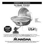 Magma P10-501 Owner`s manual