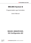 Mitsubishi Q64AD User`s manual