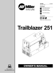 Miller Trailblazer 251 Owner`s manual