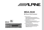 Alpine MDA-5048 Owner`s manual