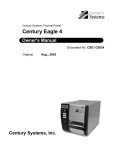 Century Eagle 4 Owner`s manual