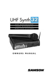 Samson UHF Synth 32 Specifications