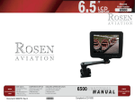 Rosen Aviation SlimLine 6500 Series Specifications