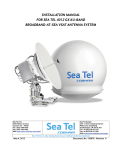 Sea Tel 4012 GX KU-BAND Installation manual