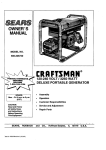 Craftsman 580.326720 Owner`s manual