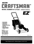 Craftsman 917.377250 Owner`s manual