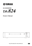 Yamaha MY8-TD Owner`s manual