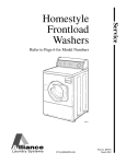 Alliance Laundry Systems LTS85A*H1102 Service manual