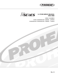 Proheat M80 Service manual