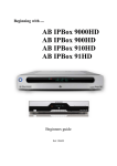 ab IPBox 910HD User manual