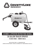 CountyLine TS30G-CL Operating instructions