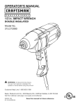 Craftsman 315.272990 Operator`s manual