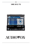 Audiovox LCM 972TS - Operating instructions