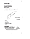 Dremel 6000 Owner`s manual