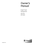 Monogram ZIFI240 Owner`s manual