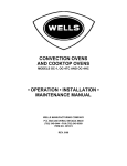 Wells OC-4T Operating instructions