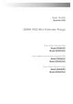 Scene Double SDBX/SA2-1 User guide