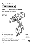Craftsman 973.114120 Operator`s manual