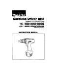 Makita 6228DWE Instruction manual