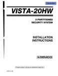 ADEMCO Vista-20HW Troubleshooting guide