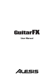 Alesis GuitarFX User manual