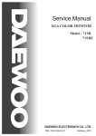 Daewoo 719BF Service manual