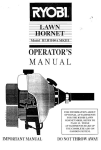 Ryobi RLH1100A MKIII Operator`s manual