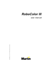 Martin RoboColor III User manual