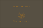 Cadillac 2000 Seville Owner`s manual