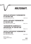 VOLTCRAFT IR 1200-50D Operating instructions